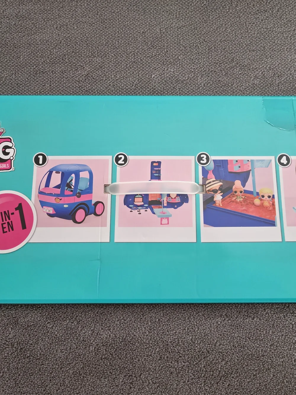 NIB L.O.L. Surprise! OMG 4-in-1 Glamper Playset With 55+ Surprises